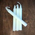 Mini Bougie Rituelle Blanche 10 cm | Purification, Protection et Spiritualité