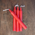 Mini Bougie Rituelle Rouge 10 cm | Amour, Passion, Courage et Énergie