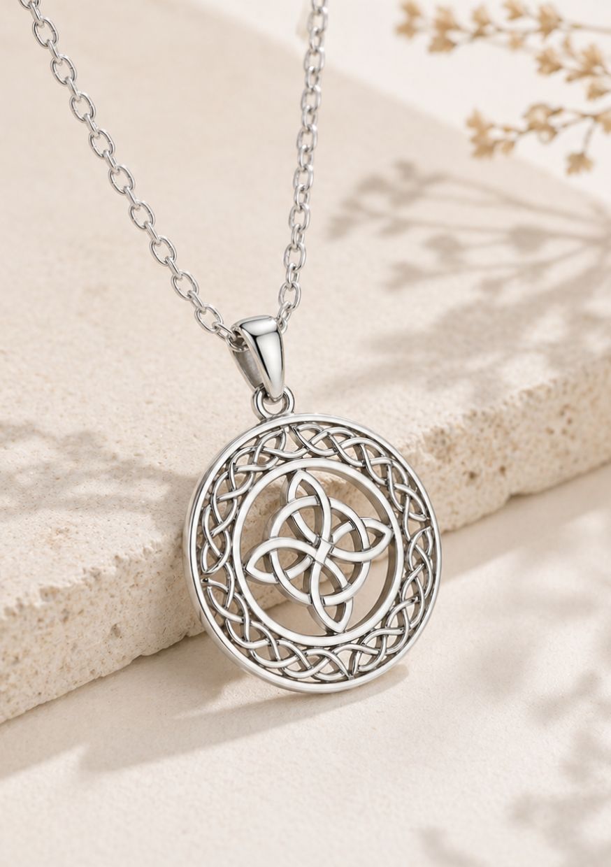 Collier Nœud Celtique Argent 925 | Éternité