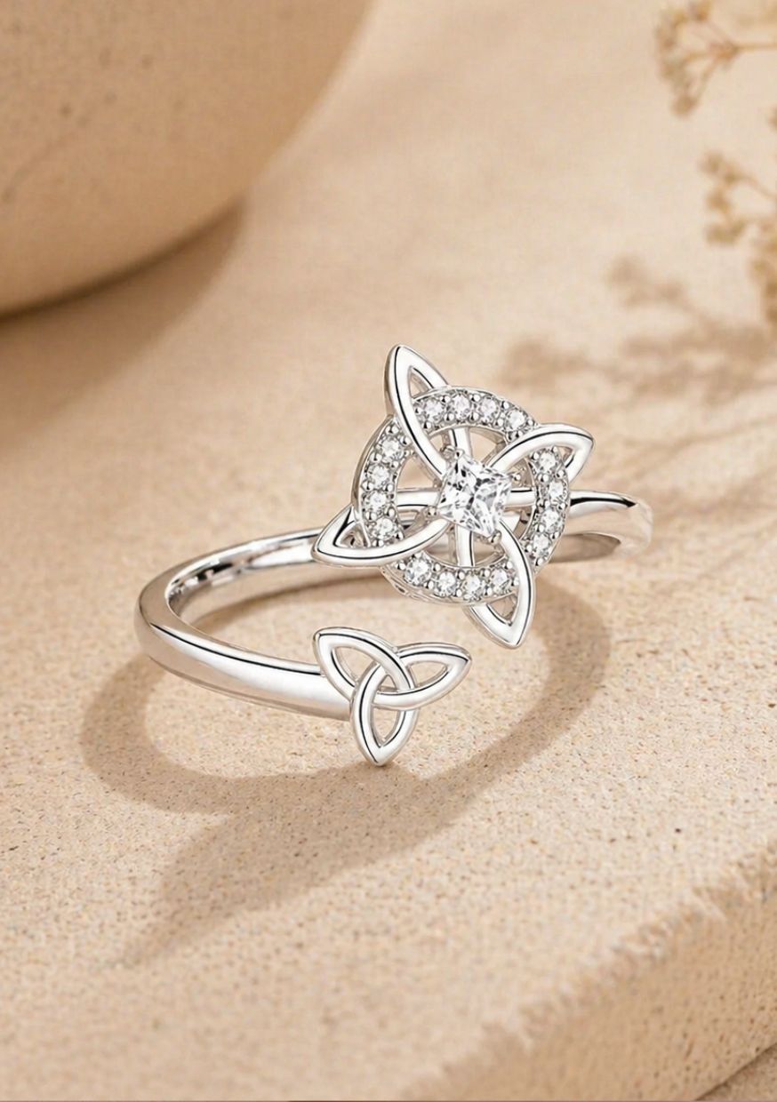 Bague Nœud de Sorcière Argent 925 | Protection