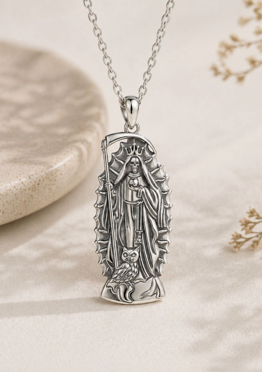Collier Santa Muerte Argent 925 | Protection