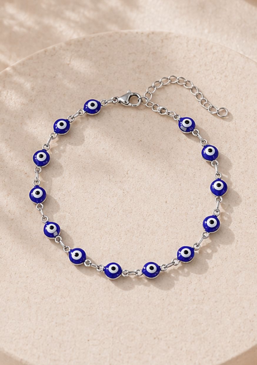 Bracelet Mauvais Œil Argent | Protection Énergie