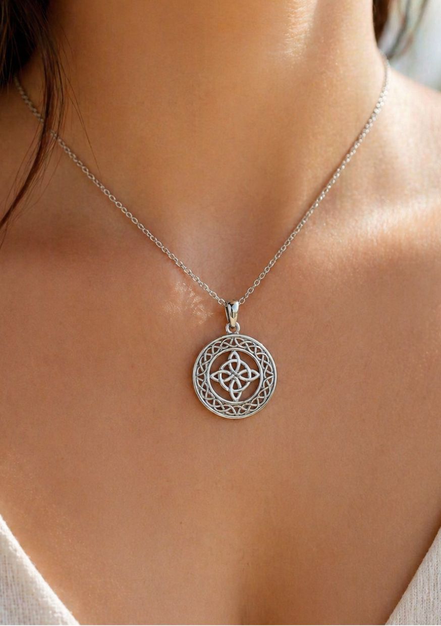 Collier Nœud Celtique Argent 925 | Éternité