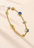 Bracelet Œil Doré Luxe | Protection & Énergie