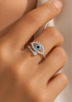 Bague Œil Protecteur Argent | Anti Mauvais Œil