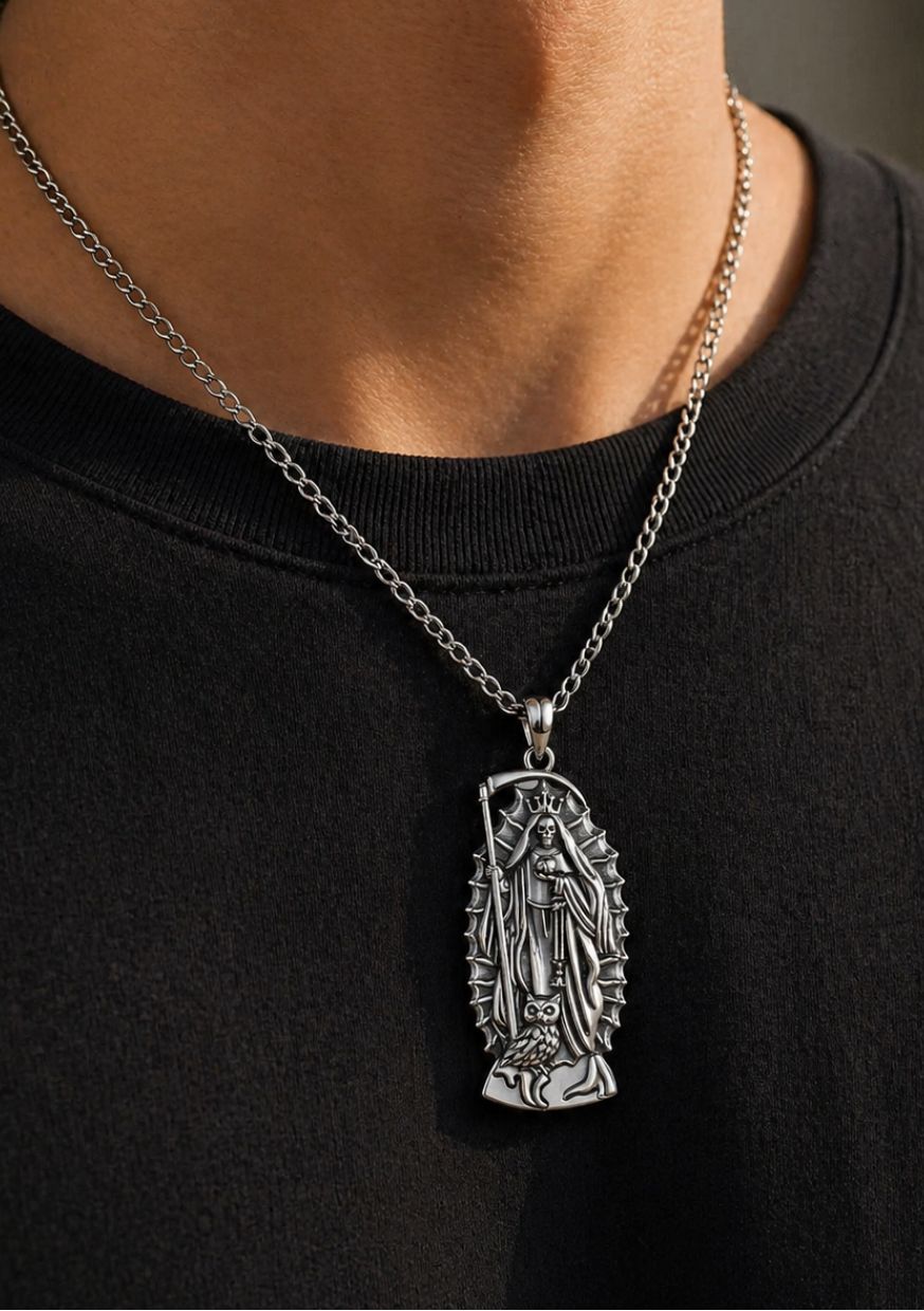Collier Santa Muerte Argent 925 | Protection