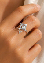 Bague Nœud de Sorcière Argent 925 | Protection