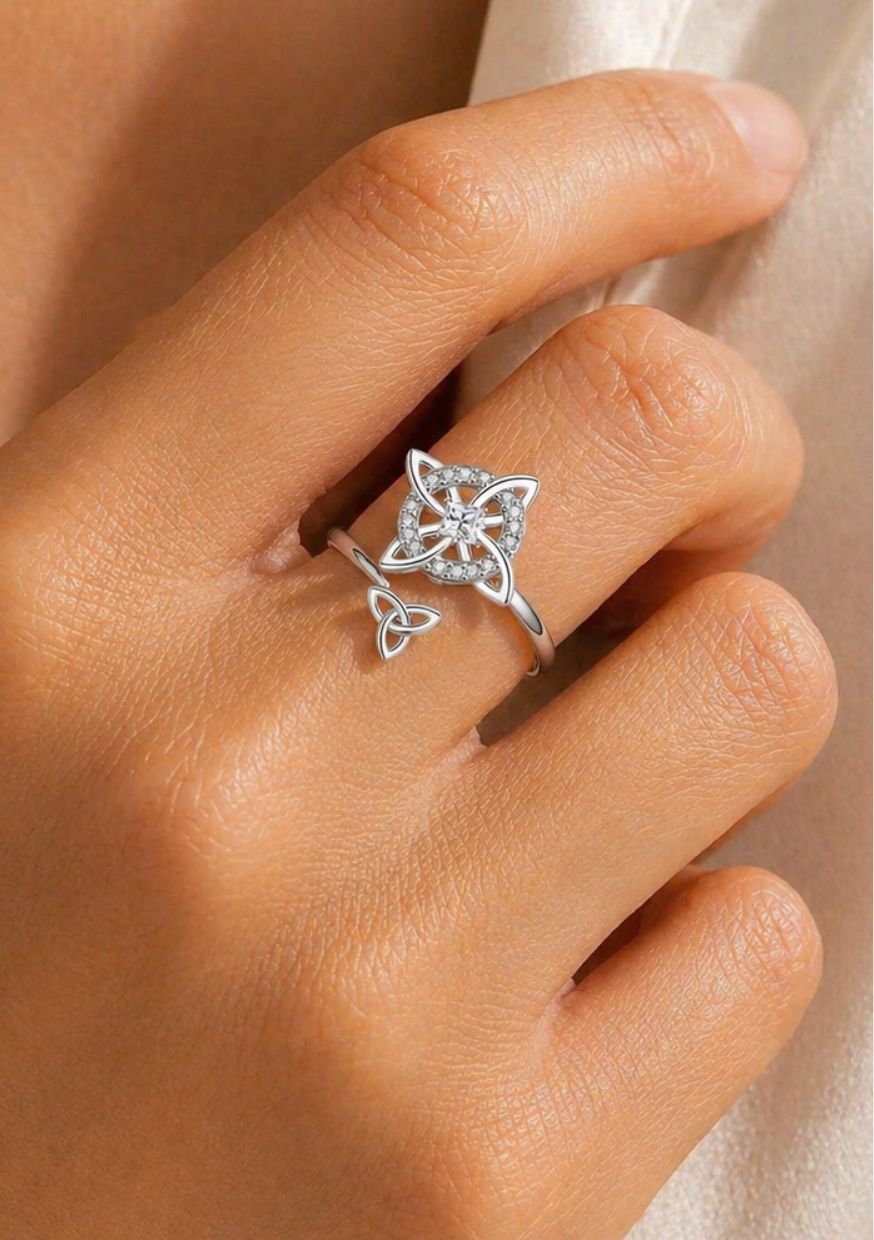 Bague Nœud de Sorcière Argent 925 | Protection