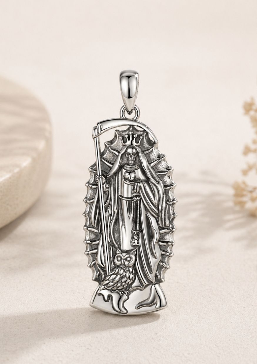 Collier Santa Muerte Argent 925 | Protection