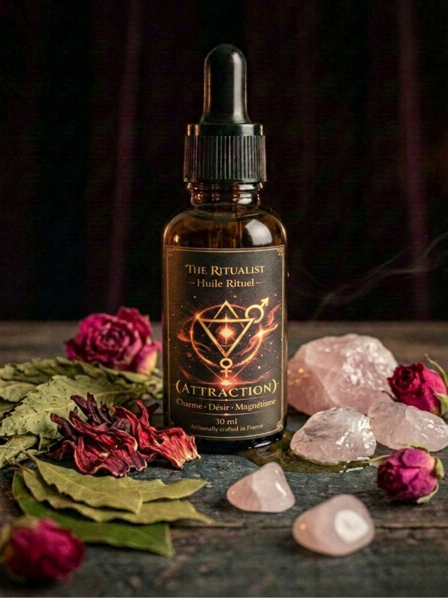 Huile Rituelle Attraction | Amour & Énergie d’Attirance