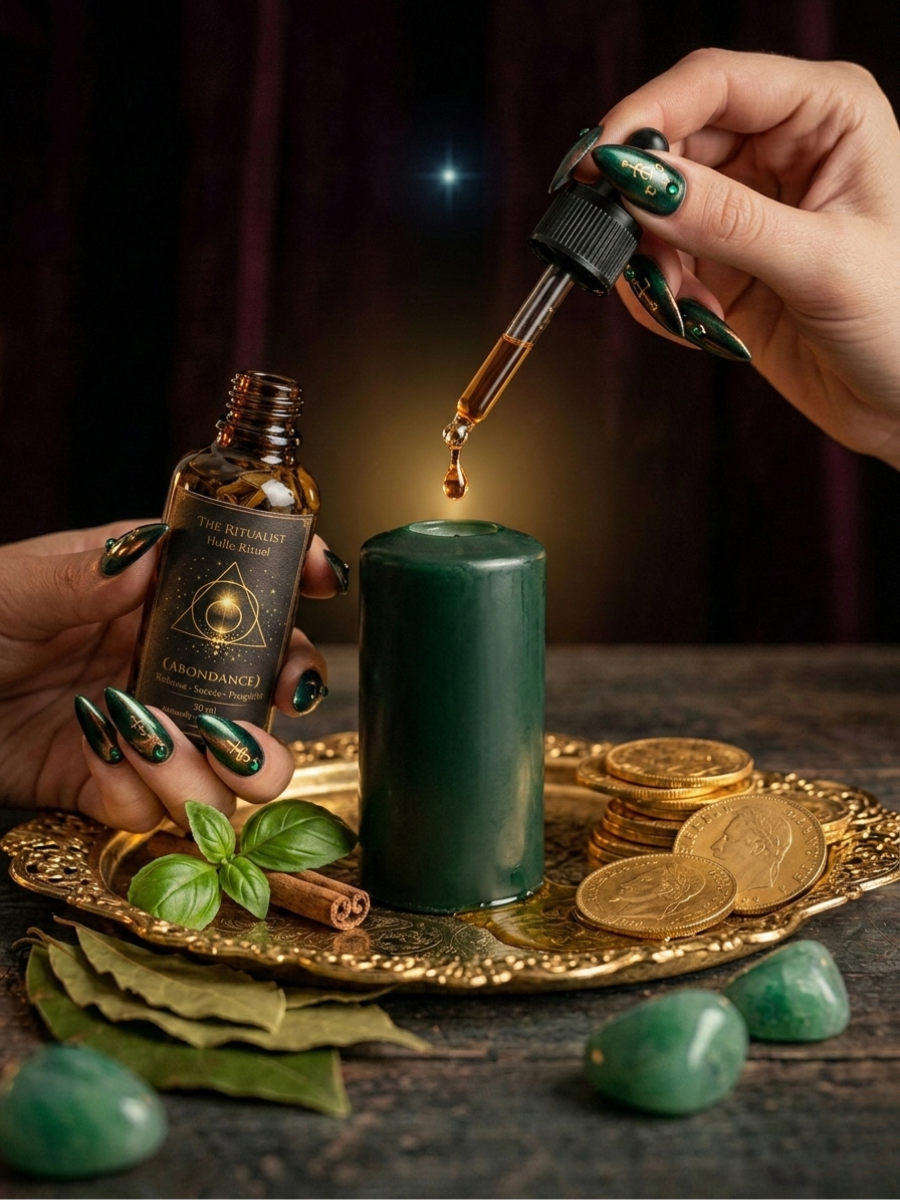 Huile Rituelle Abondance | Prospérité & Opportunités