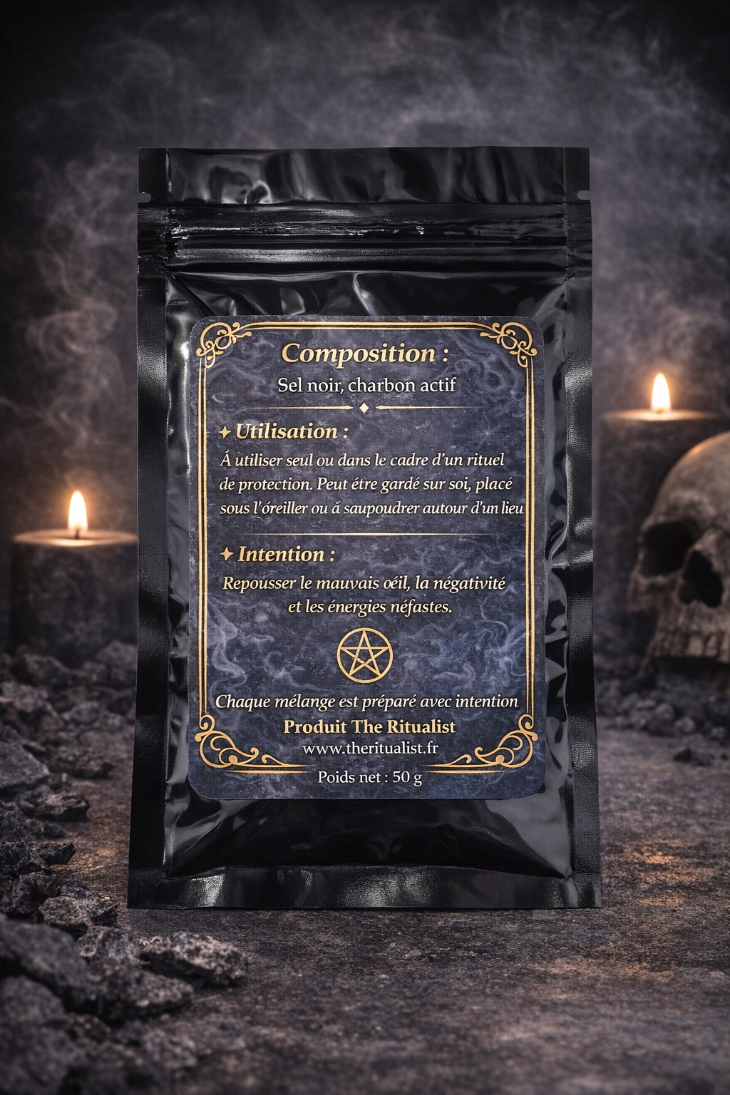 Sel Noir Rituel | Protection & Bannissement