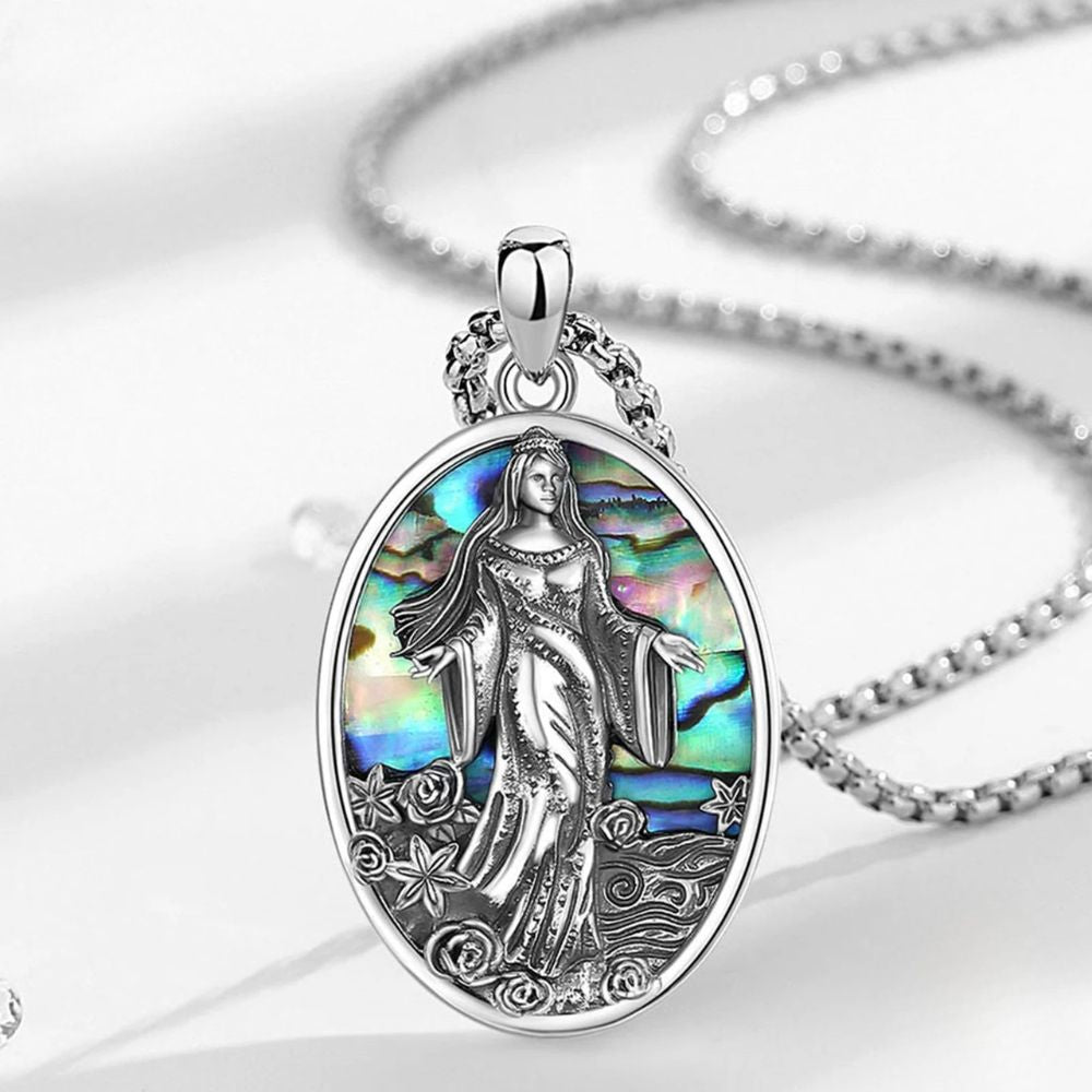 Pendentif Yemanjá Argent 925 | Déesse de la Mer