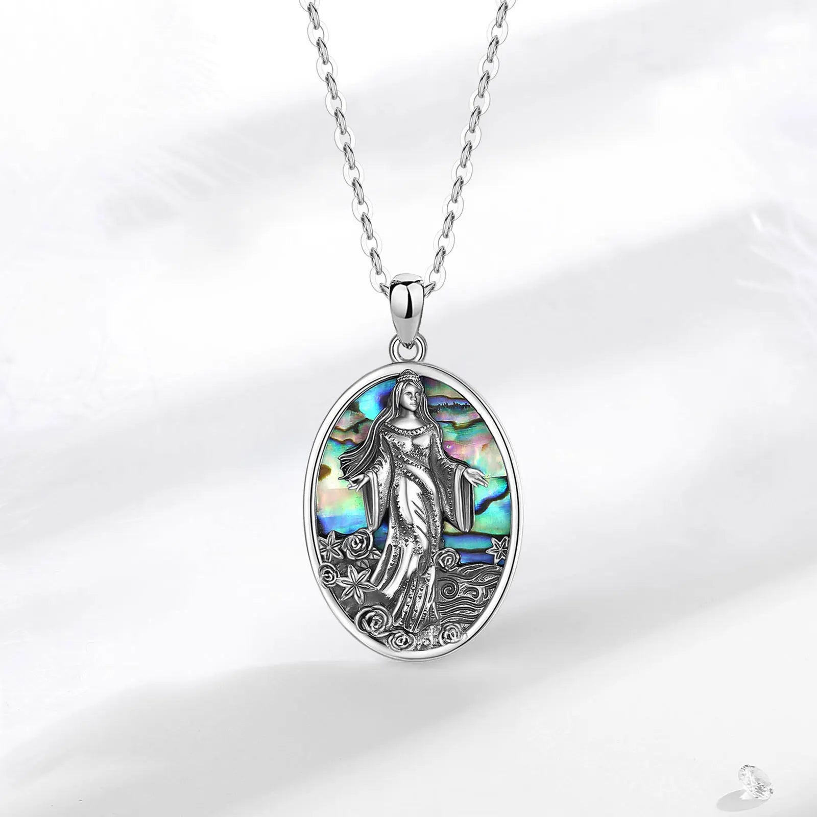 Pendentif Yemanjá Argent 925 | Déesse de la Mer