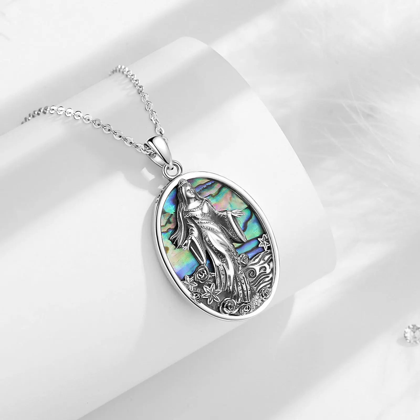 Pendentif Yemanjá Argent 925 | Déesse de la Mer