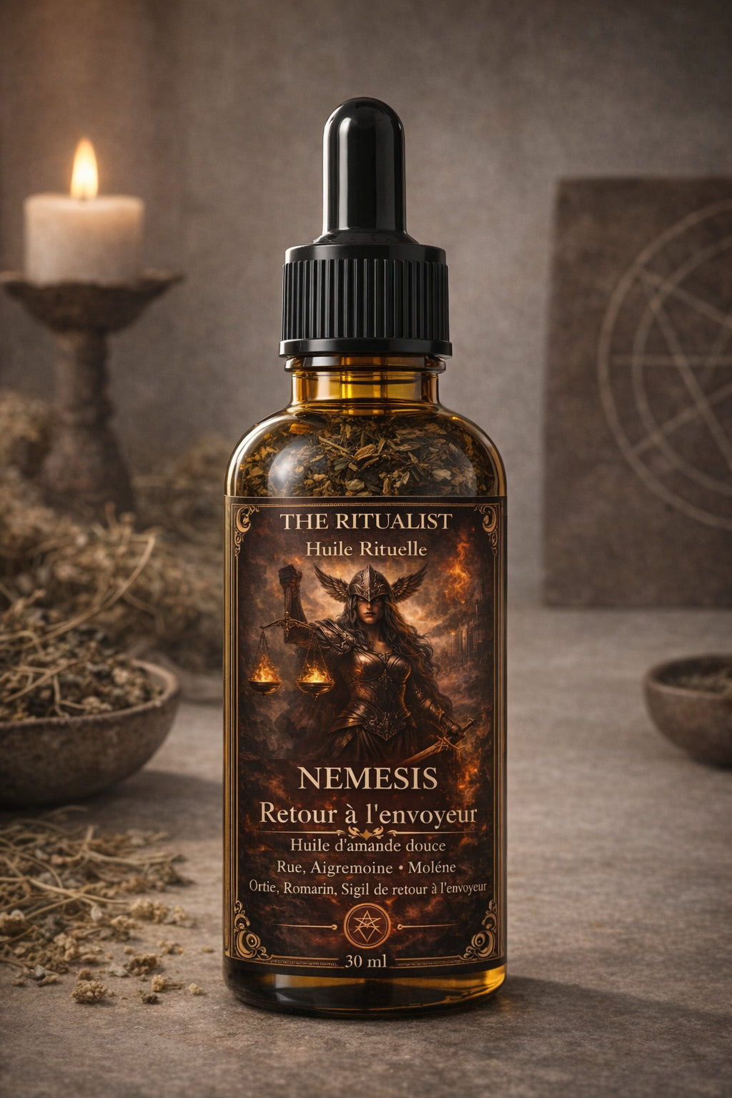 Huile Rituel Némésis – Retour à l'Envoyeur — photo produit TheRitualist