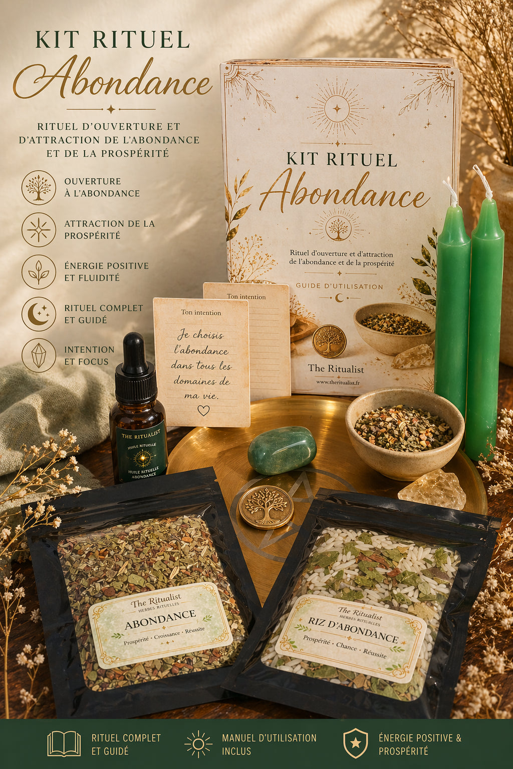 Kit Rituel Abondance Complet — photo produit TheRitualist