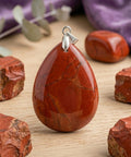 Pendentif Jaspe Rouge – Vitalité et Ancrage — photo produit TheRitualist