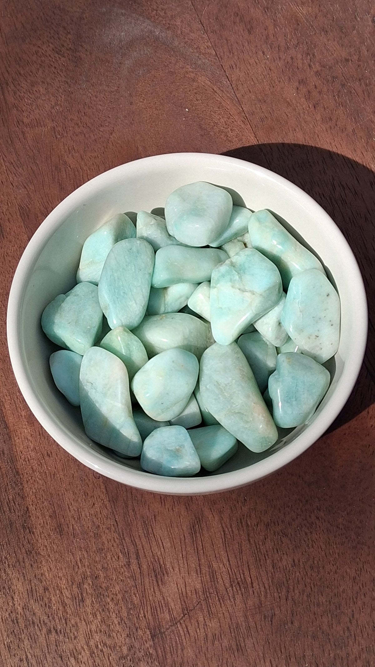 Amazonite – Apaisement et Communication — pierre roulée naturelle TheRitualist