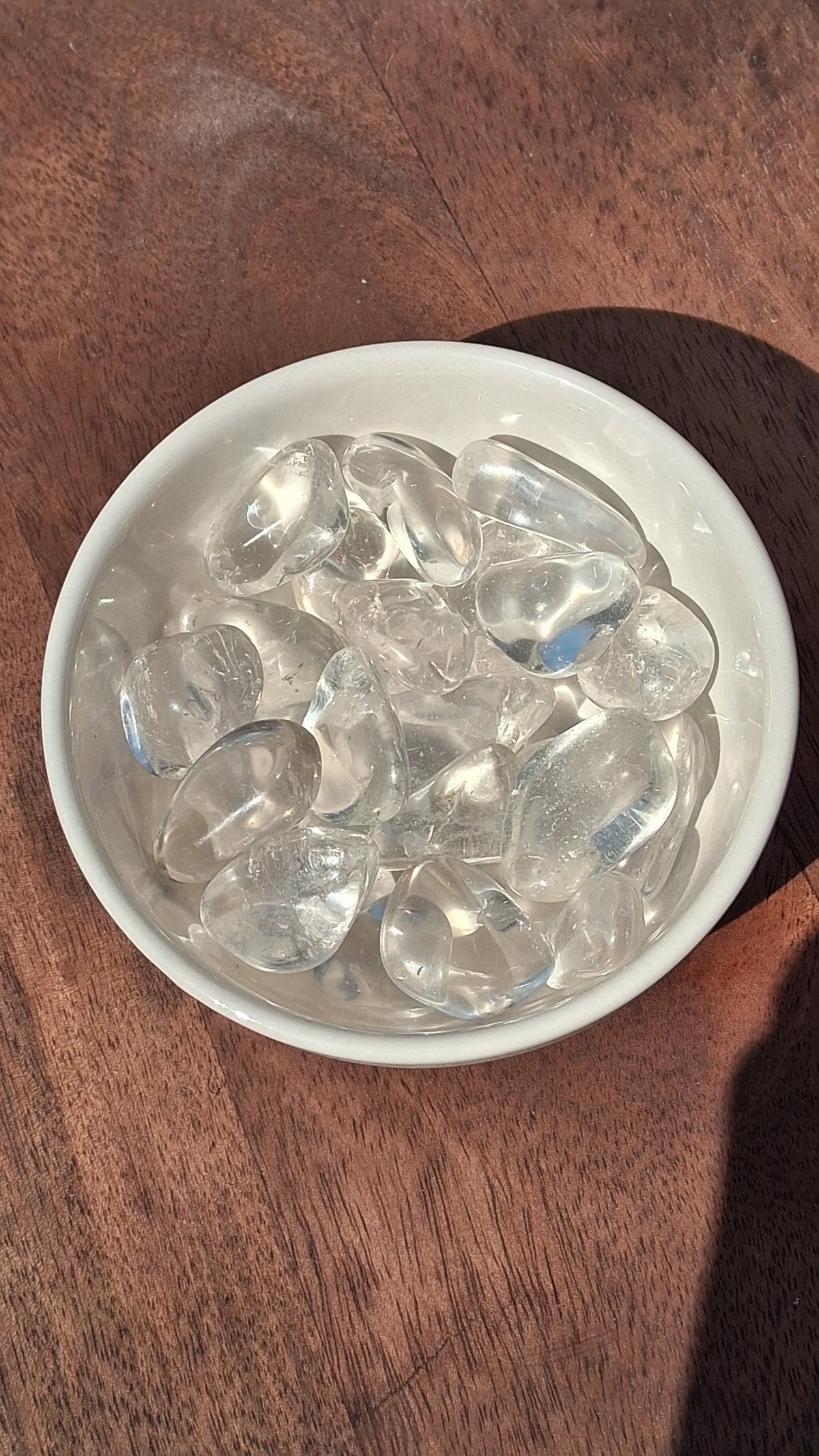 Cristal de Roche – Clarté et Amplification — pierre roulée naturelle TheRitualist