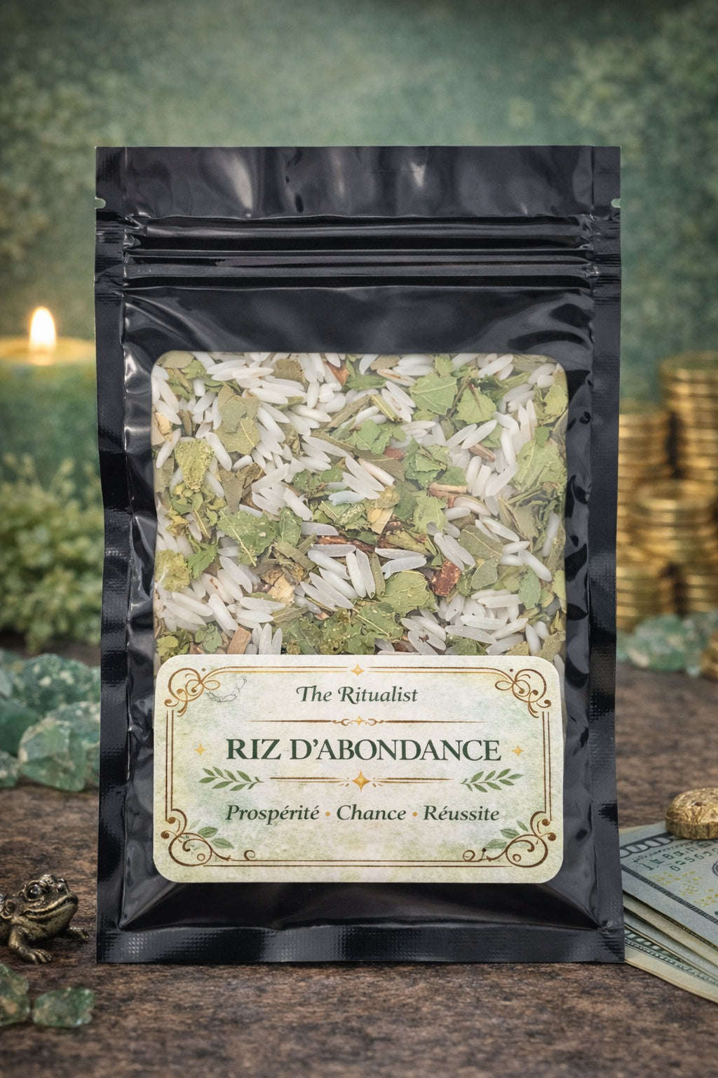 Riz d'Abondance – Attirer Argent, Chance et Prospérité — photo produit TheRitualist